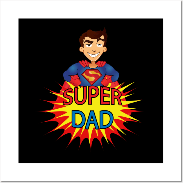 Super Dad Wall Art by Alexhorn